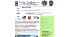 Desktop Screenshot of middleburypolice.org